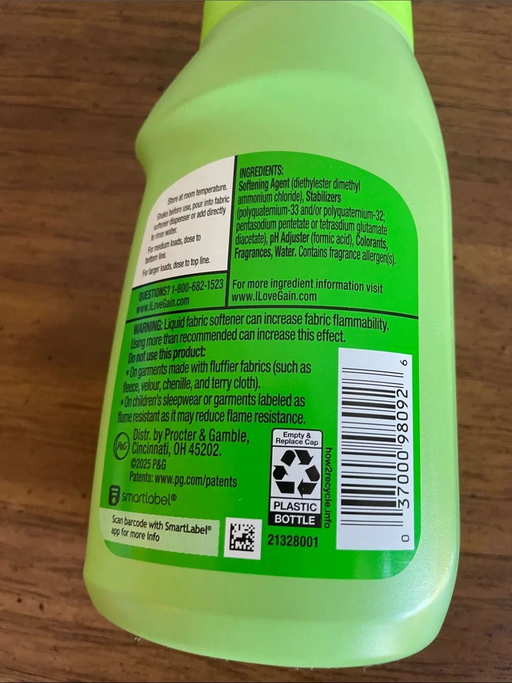 Fabric Softener - Original Scent, Green